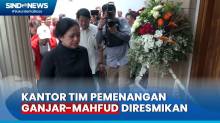 Puan Maharani Resmikan Kantor Tim Pemenangan Ganjar Mahfud di Surabaya