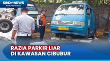 Razia Parkir Liar di Kawasan Cibubur, 16 Mobil Diderek Petugas