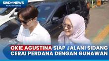 Okie Agustina Hadiri Sidang Cerai Perdana dengan Gunawan Dwi Cahyo, Didampingi Keponakan Sekaligus Kuasa Hukum