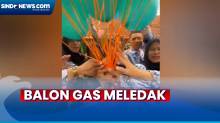 Rayakan Hari Guru Nasional, Balon Gas Meledak Lukai 10 Orang
