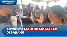 Asyik, Mahfud MD Ikut Masak Kuah Beulangong, Usai Kampanye di Sabang
