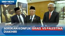Wapres Maruf Sebut Indonesia dan Malaysia Serukan Akhiri Konflik Israel-Palestina