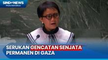 Hadiri Sidang PBB, Menlu Retno Serukan Gencatan Senjata Permanen di Gaza