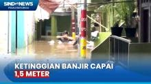 Ratusan Rumah di Kampung Melayu Terendam Banjir, Sungai Ciliwung Meluap