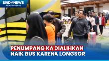 Dampak Longsor di Cirebon, 200 Penumpang Kereta dari Gambir Dialihkan Gunakan Bus