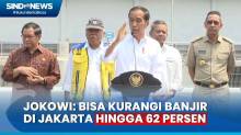 Resmikan Stasiun Pompa Sentiong Ancol, Jokowi: Bisa Kurangi Banjir di Jakarta hingga 62 Persen