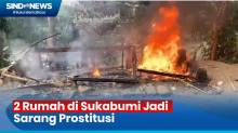 Jadi Sarang Prostitusi dan Kumpul Kebo, 2 Rumah Warga di Sukabumi Dibakar Warga