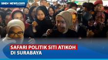 Safari Politik, Siti Atikoh Mlaku-Mlaku Nang Tunjungan Sapa Warga Surabaya