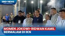 Momen Presiden Jokowi Nikmati Malam di IKN Sambil Santap Nasi Goreng Jawa