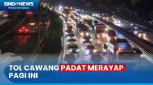 Ratusan Ribu Kendaraan Tinggalkan DKI Jakarta, Tol Cawang Padat Merayap