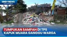 5 Hari Tak Diangkut, Tumpukan Sampah di TPS Kapuk Muara Dikeluhkan Warga