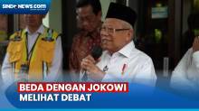Beda Pandangan dengan Jokowi, Wapres Maruf Amin Sebut Debat Ketiga Pilpres Lebih Hidup