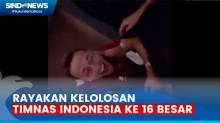 Selebrasi Pecah Pemain Timnas Indonesia saat Lolos ke 16 Besar Piala Asia 2023