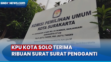 KPU Kota Solo Terima Ribuan Surat Surat Pengganti yang Rusak saat Sortir dan Lipat