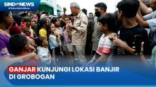 Ganjar Ajak Relawan Gotong Royong Bantu Korban saat Kunjungi Lokasi Banjir di Grobogan