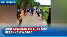 Tawuran Kelompok Pelajar SMP di Bekasi, Jawa Barat Resahkan Warga