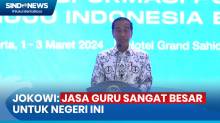 Buka Kongres XXIII PGRI, Jokowi: Jasa Guru Sangat Besar untuk Negeri Ini