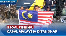 Petugas Tangkap Kapal Malaysia di Perairan Selat Malaka, ABK Terjun ke Laut