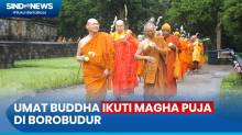 Ribuan Umat Buddha Ikuti Magha Puja di Candi Borobudur