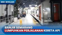 Stasiun Semarang Tawang Terendam Banjir, 4 Perjalanan Kereta Api Dialihkan