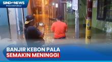 Banjir Terjang Wilayah Kebon Pala, Ketinggian Air Mencapai 1 Meter
