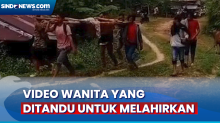 Viral di Medsos, Wanita di Sulawesi Barat Ditandu Belasan Kilometer untuk Melahirkan