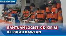 KN SAR Permadi Kirim Bantuan Logistik ke Pulau Bawean