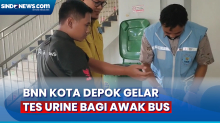 Antisipasi Kecelakaan, BNN Kota Depok Gelar Tes Urine Bagi Awak Bus di Terminal Jatijajar