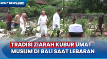Warga Muslim di Gianyar Bali Laksanakan Ziarah Kubur di Lebaran Pertama Idul Fitri 1445 H