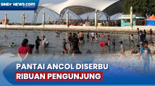 Pantai Ancol Diserbu Ribuan Pengunjung saat Libur Panjang Lebaran