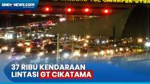 Arus Balik Lebaran, 37 Ribu Kendaraan Lintasi GT Cikatama ke Jakarta Sore ini