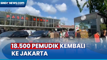 18.500 Pemudik Kembali ke Jakarta Lewat Stasiun Pasar Senen Hari Ini