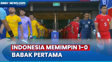 Gol Sundulan Komang Teguh Bawa Timnas Indonesia Ungguli Timnas Australia U-23 di Babak Pertama