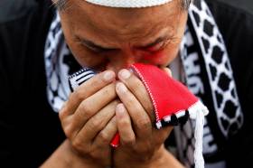 Aksi Solidaritas Bela Palestina di Jakarta