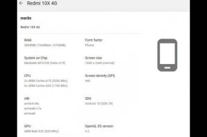 Redmi 10X Terdaftar di Google Play Console dengan Spesifikasi Lebih Rendah