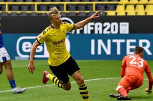 Begini Respons Haaland Usai Kembali Cetak Gol untuk Dortmund