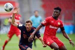 Babak I: Bayern Muenchen Bikin Comeback di Kandang Leverkusen
