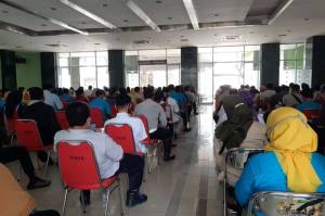 Ribuan PNS di Wali Kota Jakarta Barat Jalani Rapid Test Covid-19