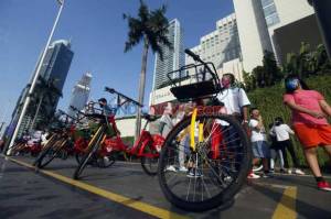 DKI Klaim Animo Masyarakat Terhadap Layanan Bike Sharing Tinggi