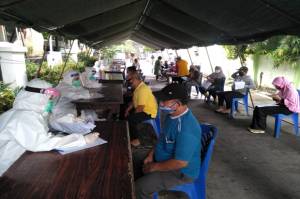 Deteksi Covid-19, Pedagang Pasar Lagoa Kanal Jalani Swab Test