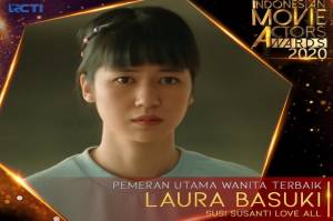 Laura Basuki Rebut Trofi Pemeran Utama Wanita Terbaik IMA Awards 2020