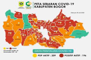 Terus Bertambah, Sudah 190 Warga Kabupaten Bogor Meninggal Akibat Covid-19