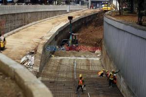 Proyek Underpass Senen Extension Masuki Tahap Penggalian Terowongan Simpang Lima