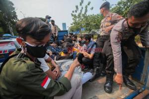 Polres Jaksel Amankan Puluhan Remaja yang Latah Aksi Demo
