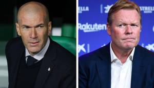 El Clasico: Adu Siasat Ronald Koeman vs Zinedine Zidane