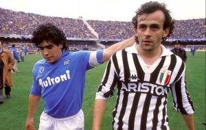 Rivalitas Michel Platini dan Diego Maradona