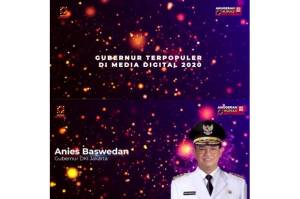 Anies Baswedan Raih Penghargaan Gubernur Terpopuler di Media Digital 2020