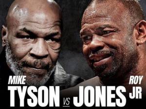 Mike Tyson vs Roy Jones: Juri Tetapkan Pemenang dari Jarak Jauh