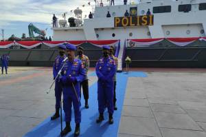 Kabaharkam Resmikan Dua Kapal Patroli Korpolairud di Tanjung Priok Jakut
