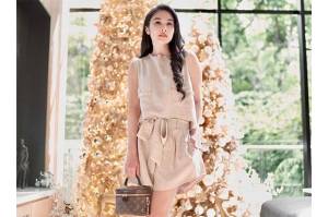Rayakan Natal, Sandra Dewi Hadirkan Dekorasi Rustic Glam